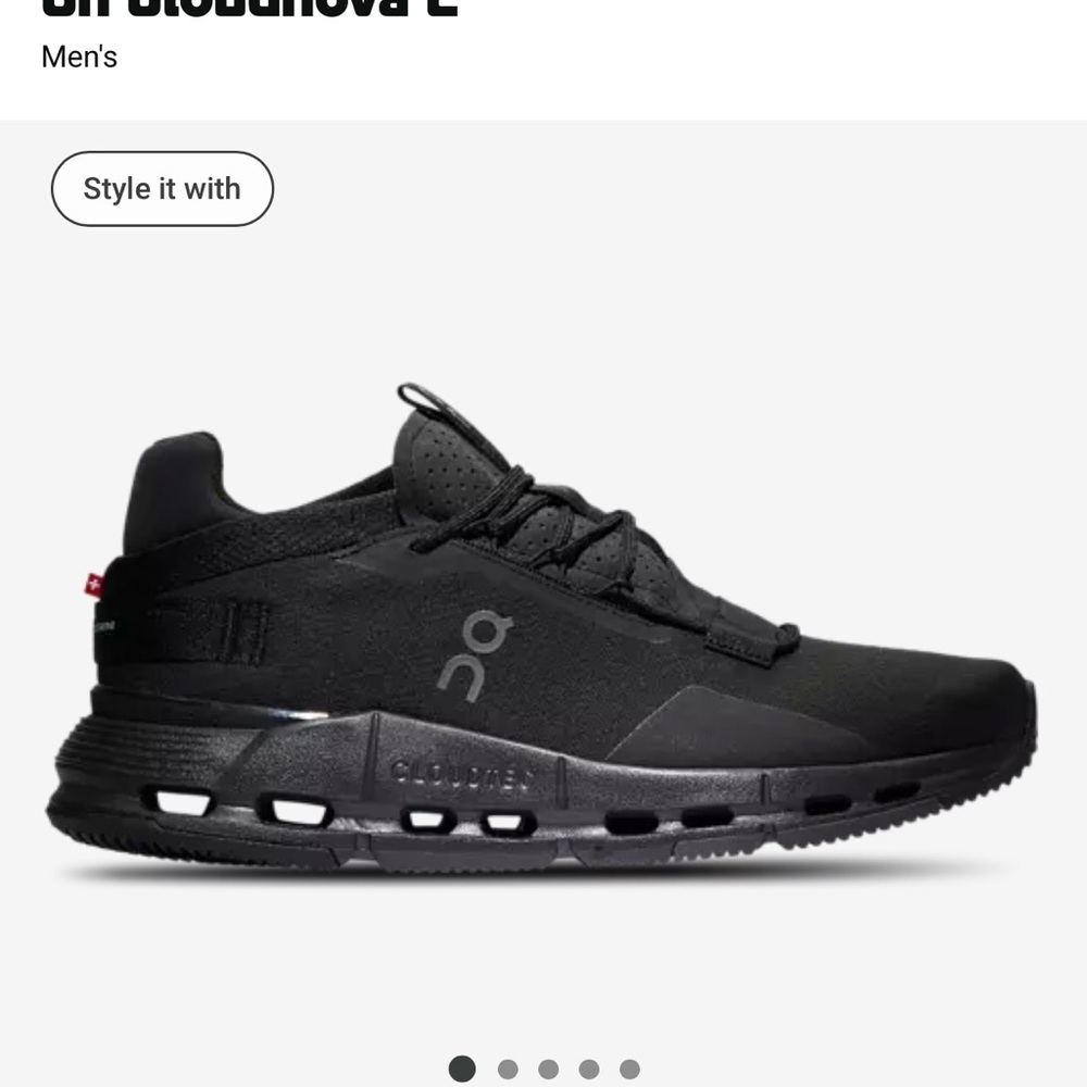 On Running Black Sneakers